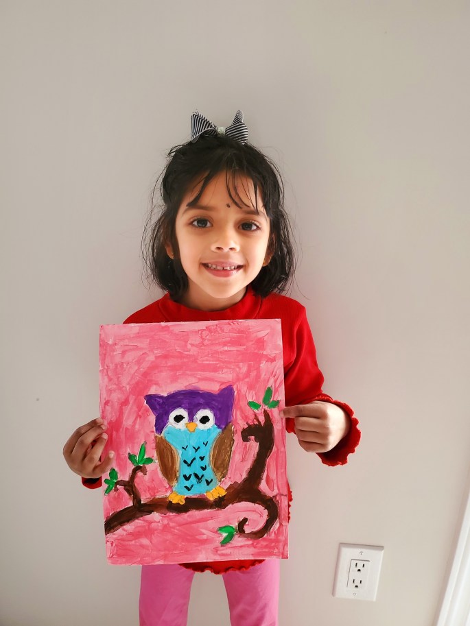Kids art project at Artephile Studio