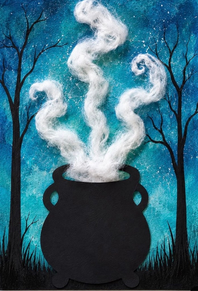 October Halloween art project at Artephile Studio