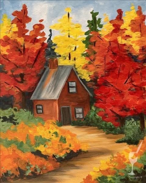 November fall art project at Artephile Studio